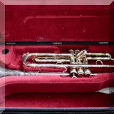 M05. Besson model 800 silver trumpet. Circa 1996. 